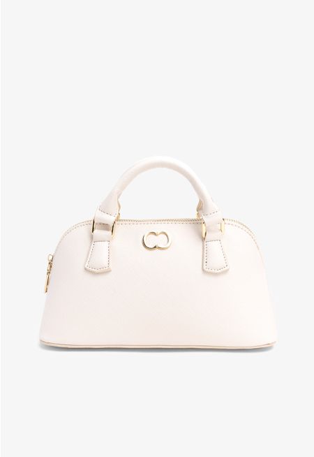 Solid Classic Handbag