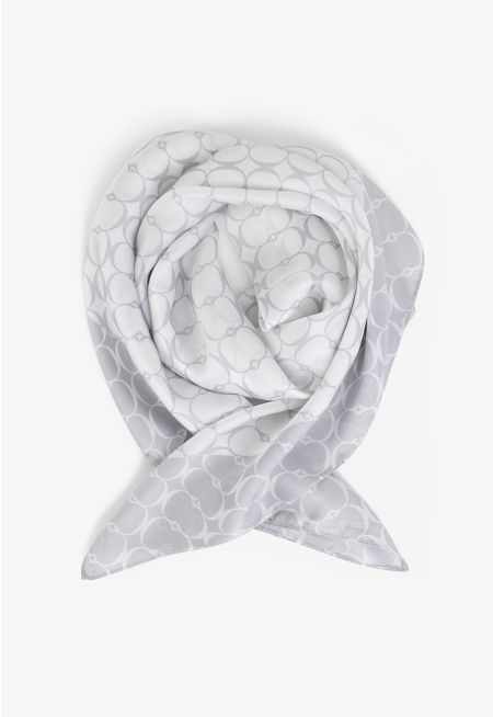 Two Toned Monogram Scarf