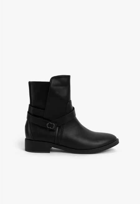 Solid Winter Ankle Boots