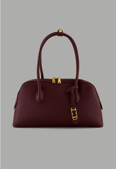 Solid Shoulder Bag