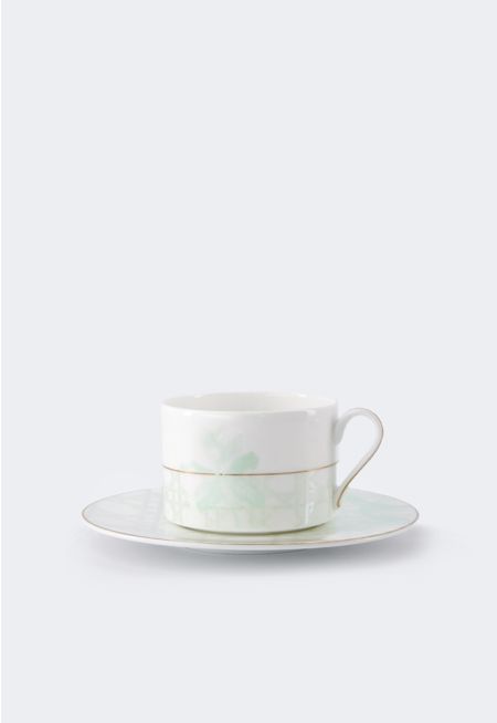 Tea Cup & Saucer Set Of 6 Pcs