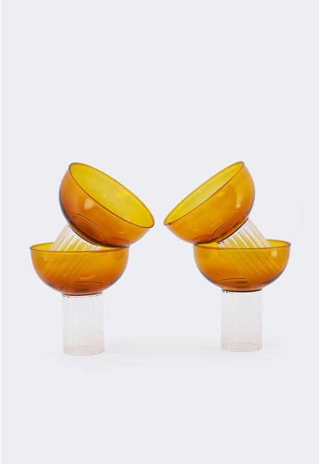 Amber Martini Set Of 4 