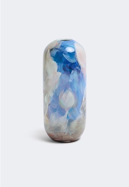 Hand-Painted Porcelain Vase