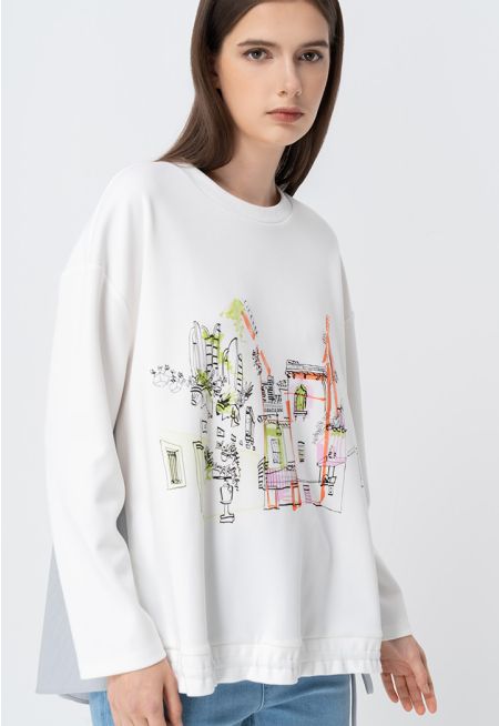 Long Sleeves Solid Blouse 