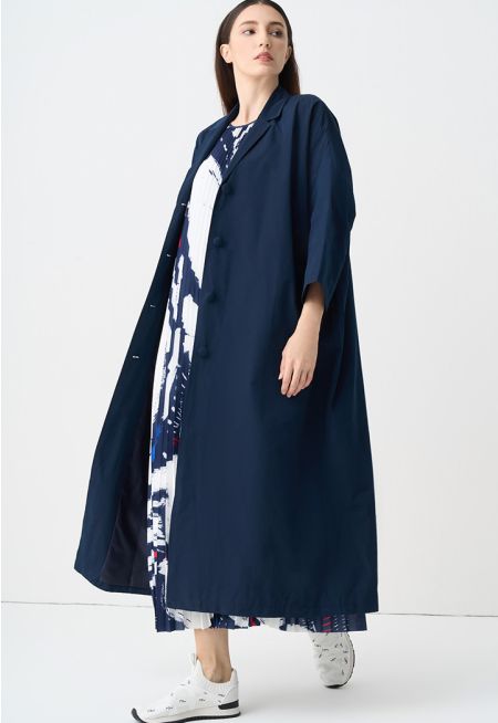 Long Sleeves Oversize Maxi Jacket