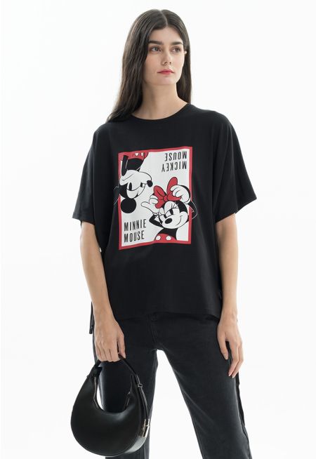 Mickey And Minnie Mouse T-Shirt -Sale