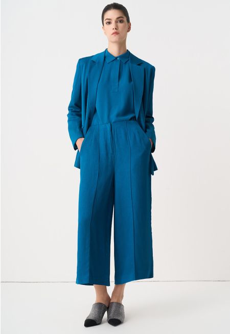 Single Tone Wide Legs Culottes