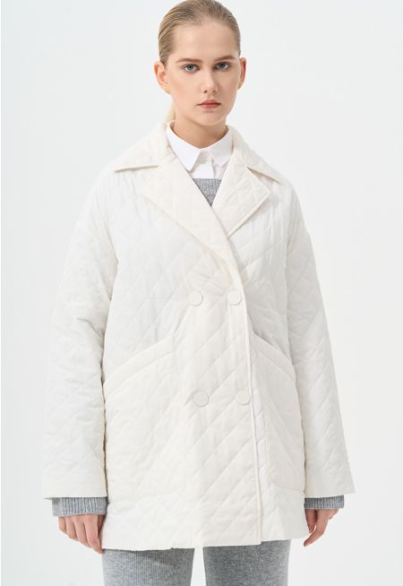 Quilted Solid Jacket 