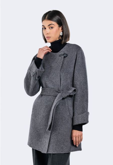 Belted Wool Jacket