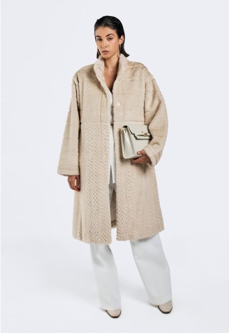 Long Faux Fur Jacket