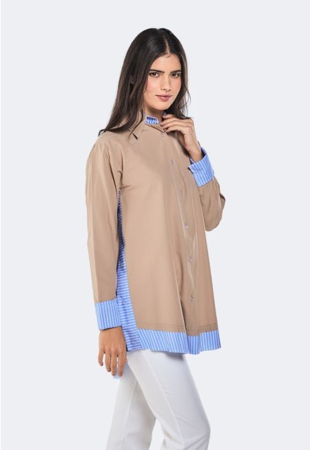 Striped Details Shirt