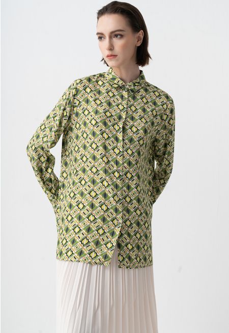 Long Sleeves Printed Shirt