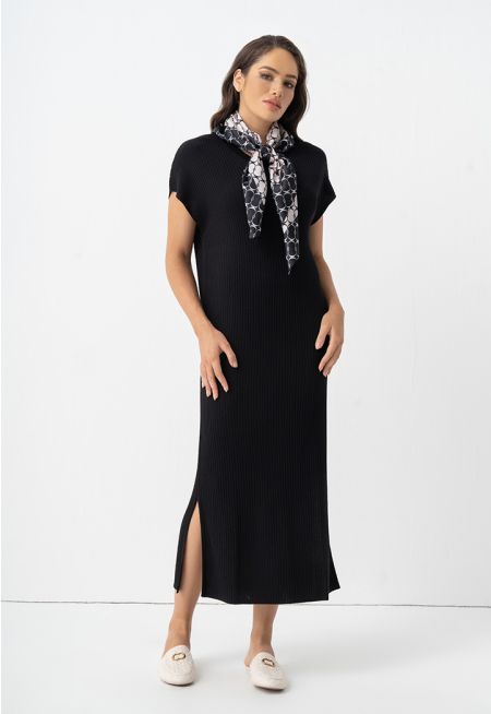 Sleeveless Knitted Maxi Dress