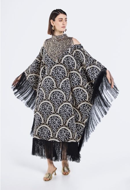 Off Shoulders Tassel Dress- Ramadan Style