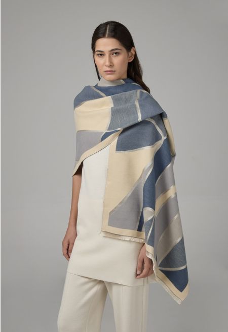 Abstract Pashmina Scarf