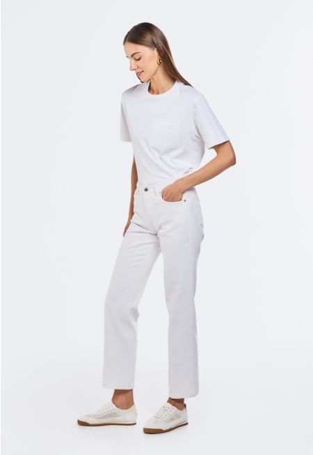 Straight Cut High Waist Jeans