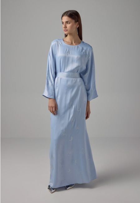 Crystal Embellished Maxi Dress - Ramadan Style
