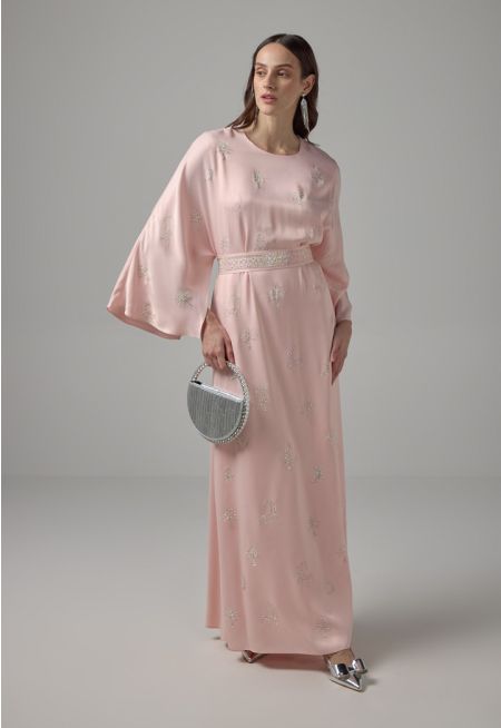 Crystal Embellished Maxi Dress - Ramadan Style