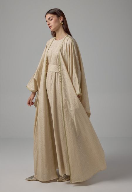 Oversized Sequin Maxi Abaya - Ramadan Style