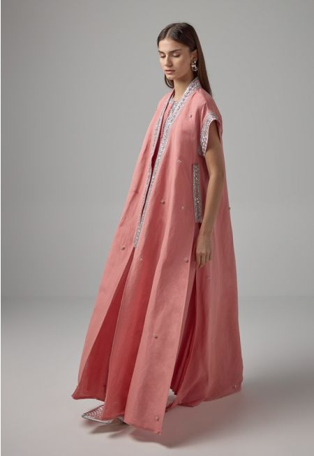 Cap Sleeves Sequin Maxi Abaya - Ramadan Style