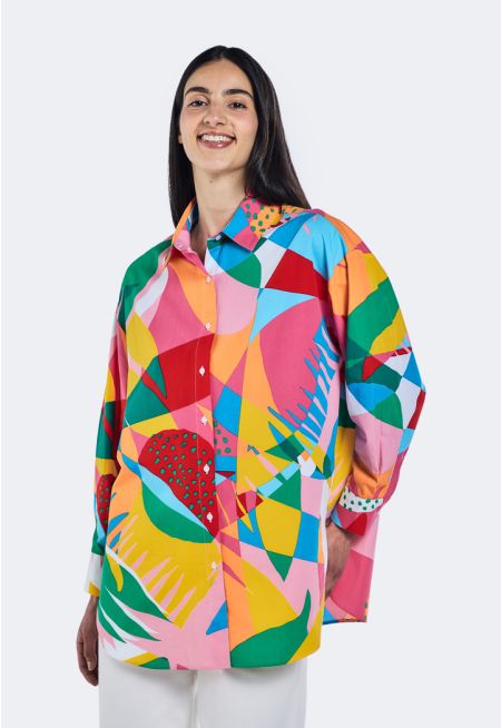 Multicolor Printed Shirt