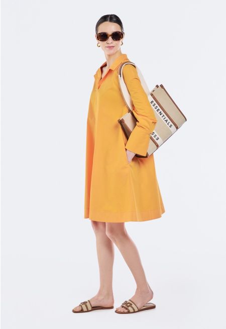 Drop Shoulder Tunic Dress