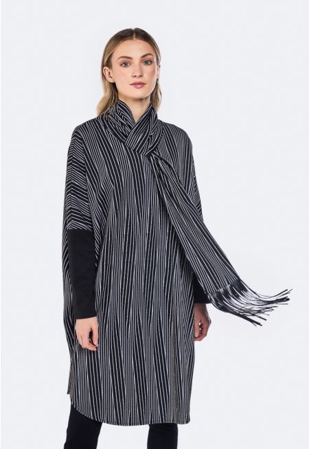 Striped Oversized Tunic Dress