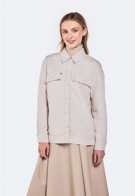 Embroidered Quilted Jacket