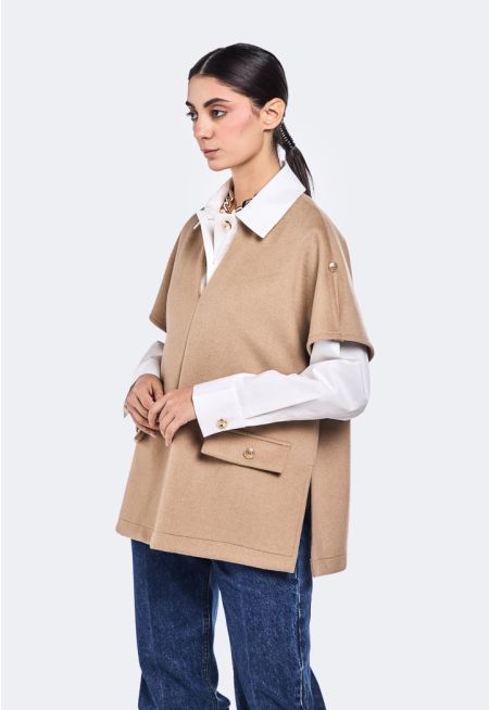 V-Neck Wool Top 