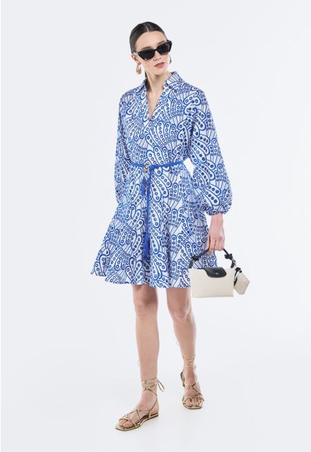 Schiffli Embroidered Dress