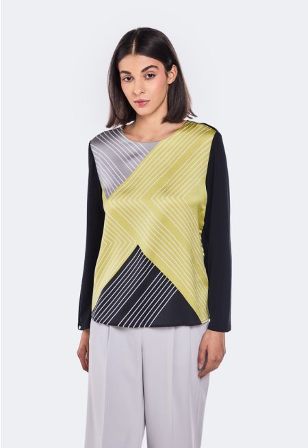 Multicolor Print Blouse