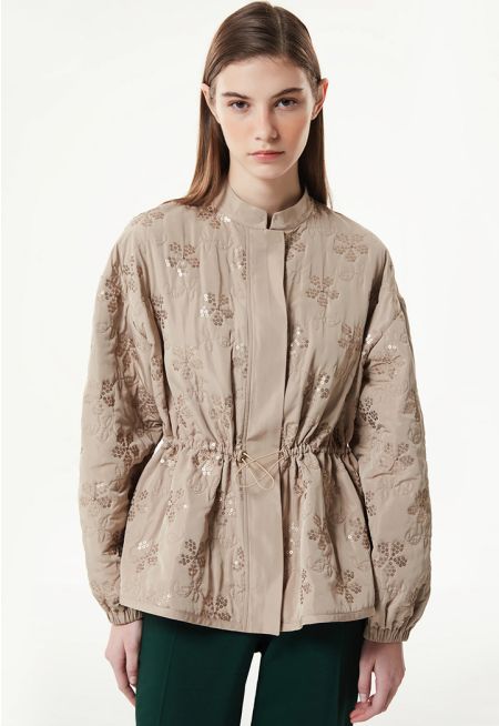 Machka- Sequined Adjustable Waist Coat 
