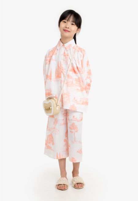 Oversized Drop Shoulder Jacket & Trouser Set