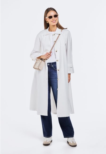Buttoned Solid Jacket