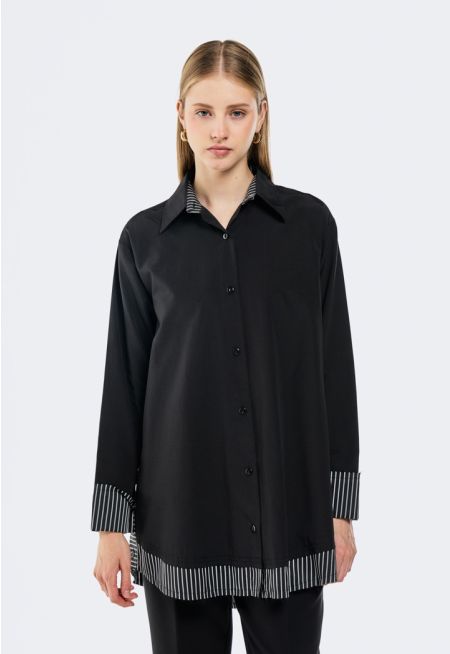 Striped Details Shirt