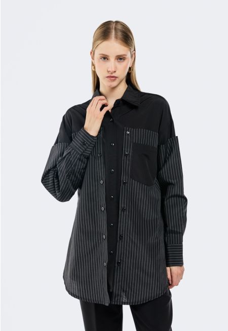 Two Toned Striped Shirt