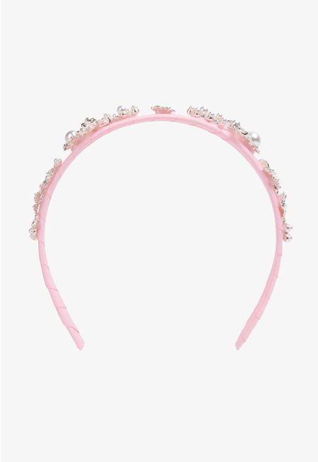 Embellished Metallic Headband
