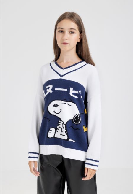 Peanuts Knitted Sweatshirt