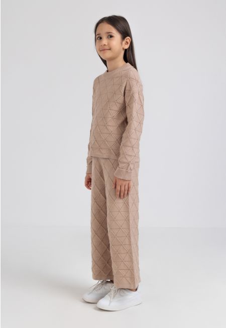 Knitted Patterned Trousers