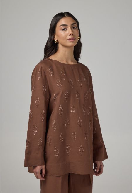 Basic Long Sleeve Blouse