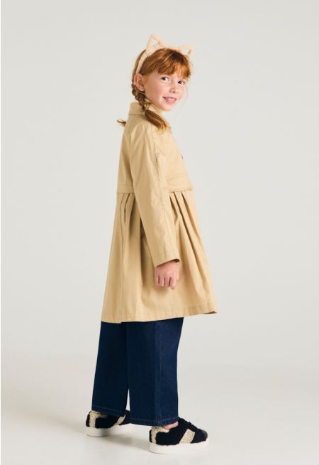 Pleated Waist Jeans