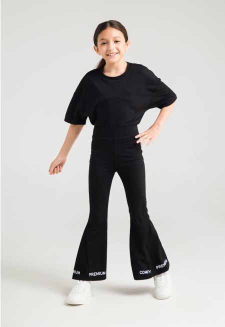 Knitted Flare Leggings