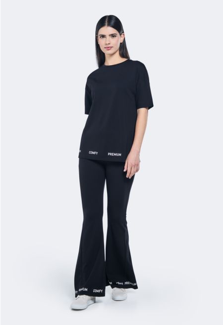 Knitted Flare Leggings