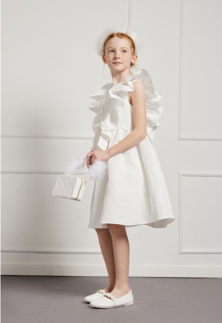 Ruffled Bodice Dress