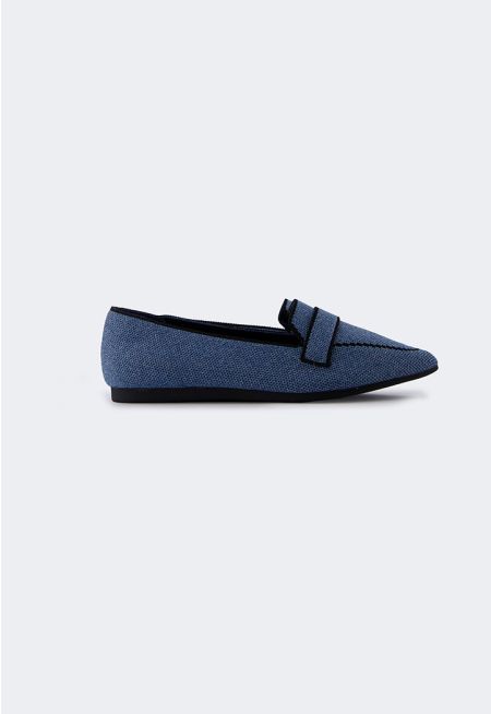 Contrast Flyknit Ballerina Flats