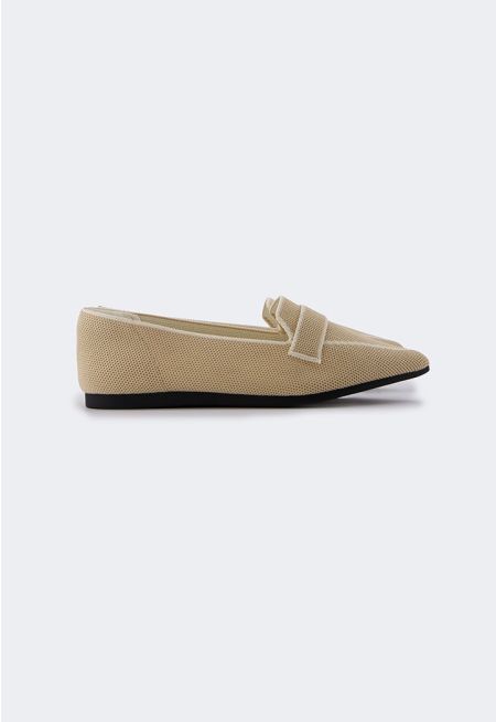 Contrast Flyknit Ballerina Flats