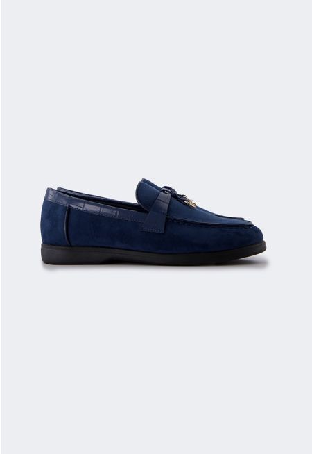 PU Leather Detailed Loafers