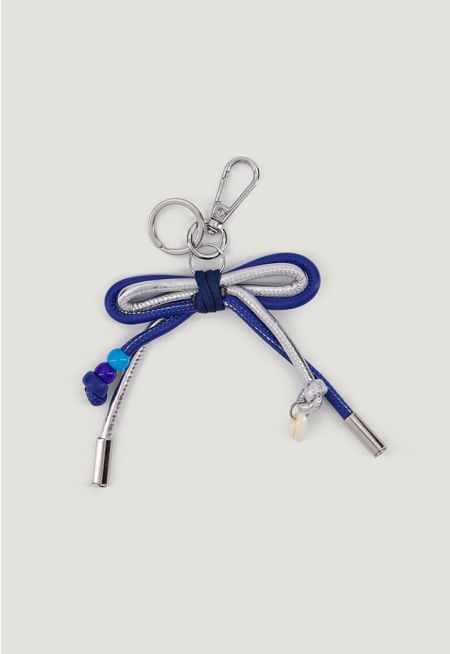 Rope Details Bow Bag Charm