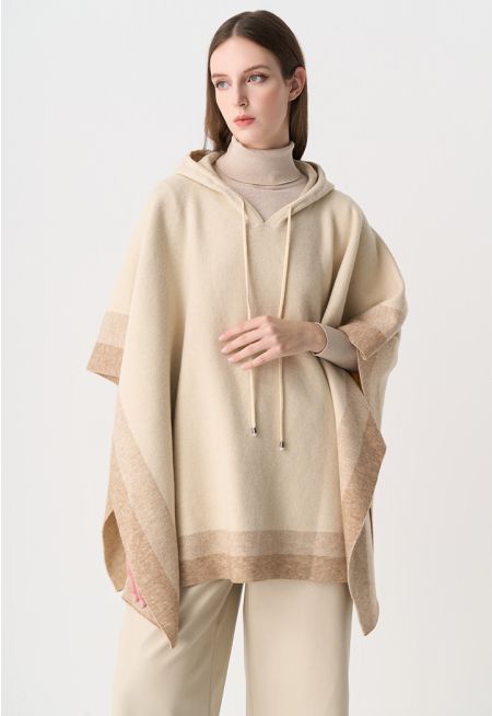 Basic Woven Winter Poncho