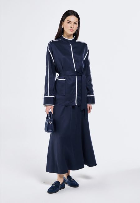Solid Flared Skirt